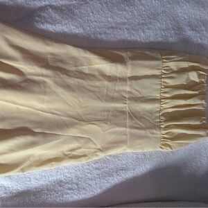 ROMWE Cream A-Line Skirt